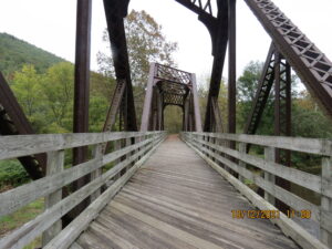 shows foot bridge we crossed