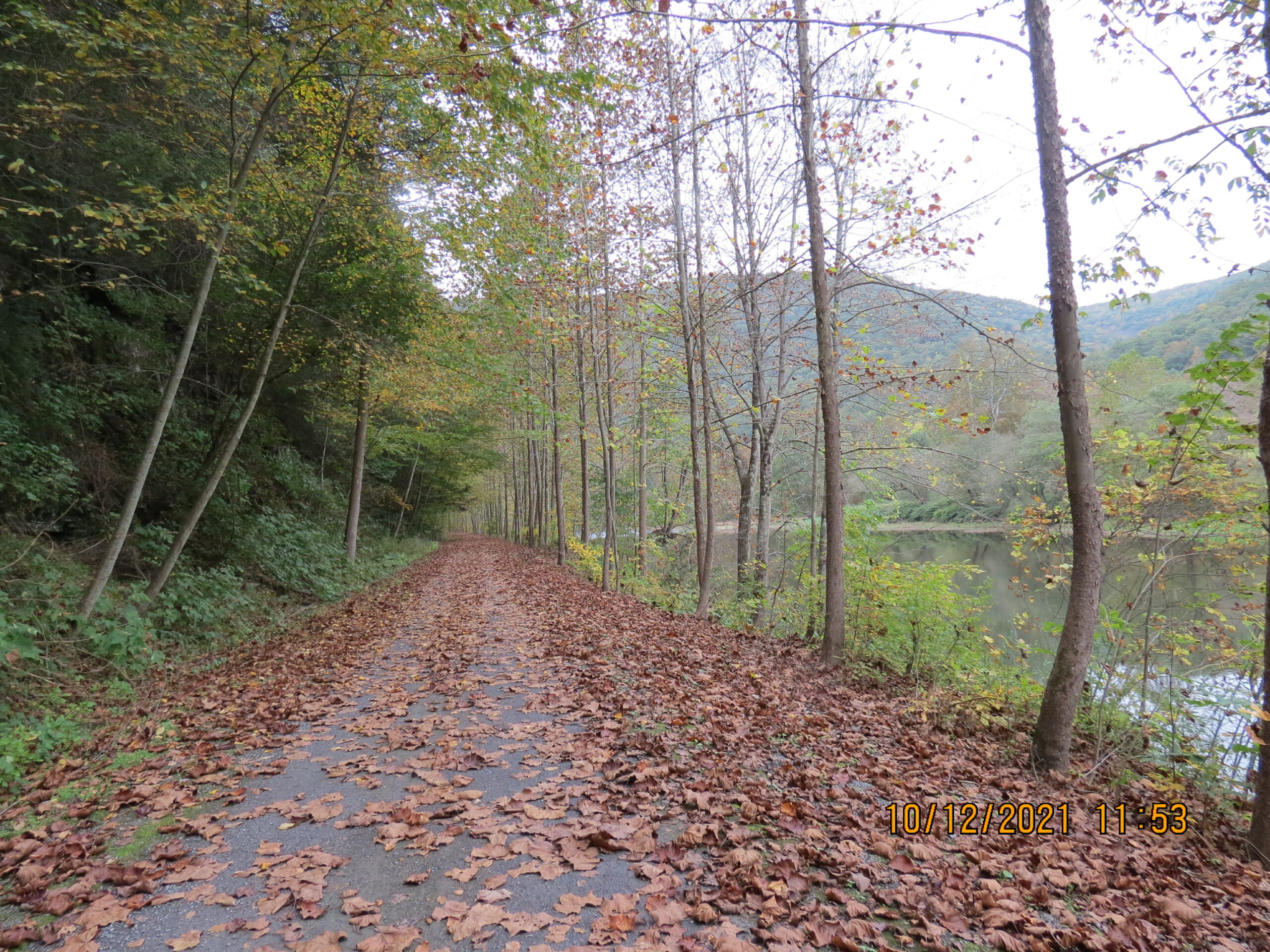 Bicycle trail in Pine Creek Pennsylvania