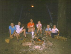 Campfires while Camping with Five Kids.